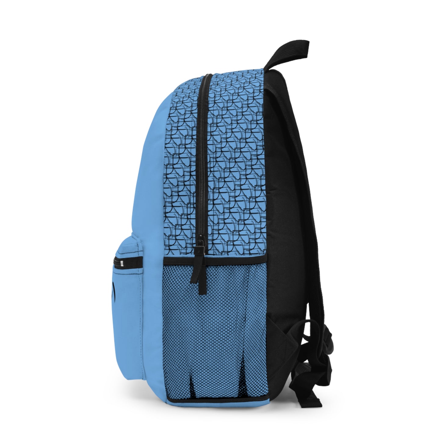 Light Blue Smile Stripped Backpack by Reppin Brand