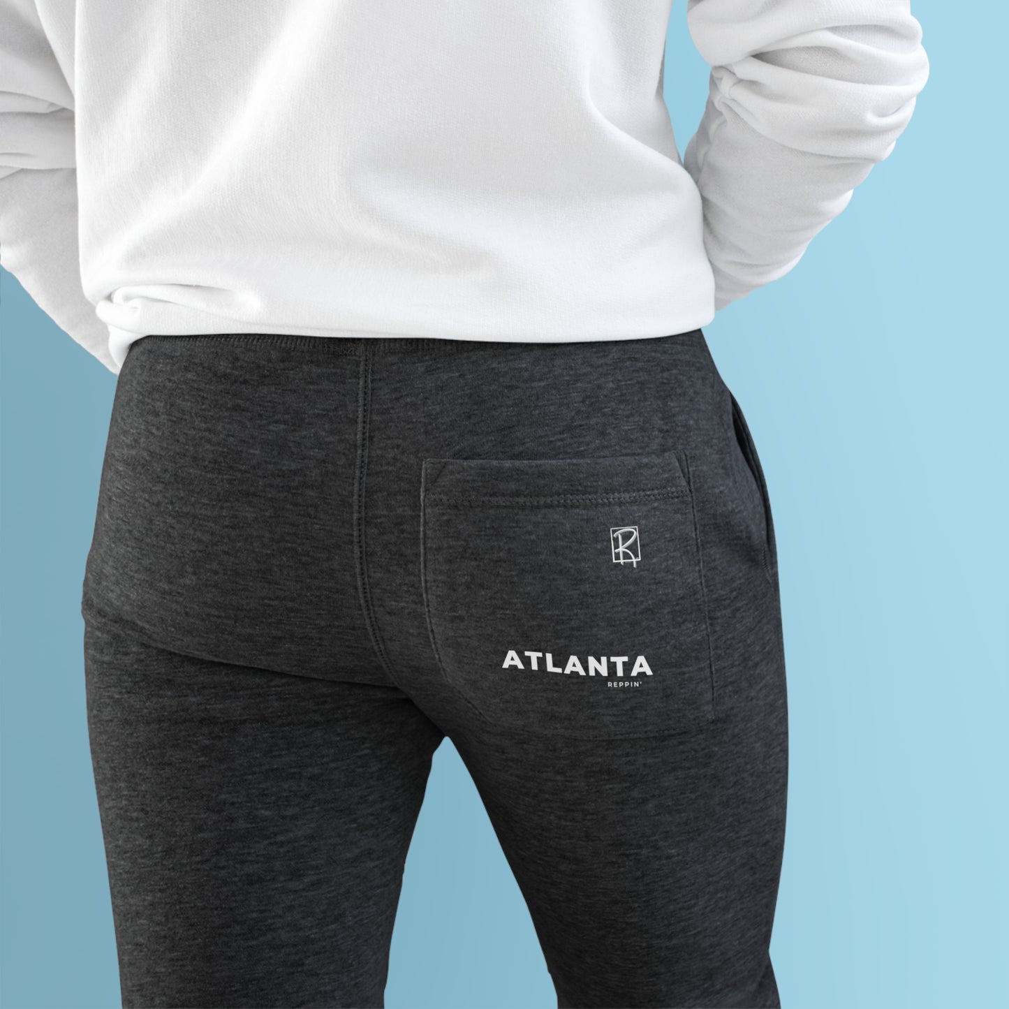 Grey-Toned Unisex Fleece Joggers by Reppin Brand