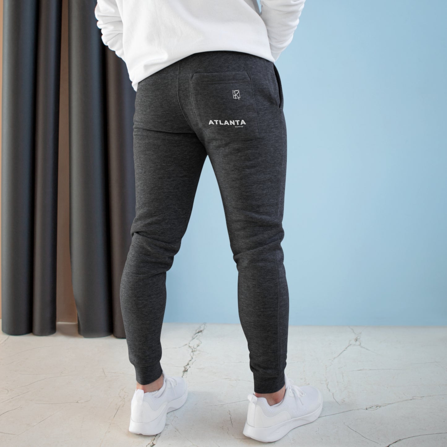 Grey-Toned Unisex Fleece Joggers by Reppin Brand