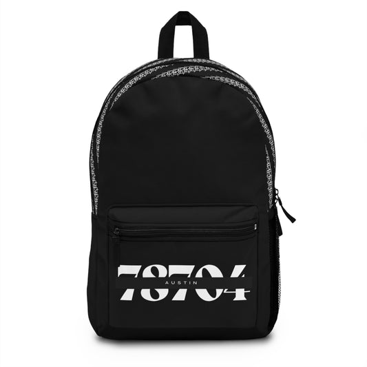 Black Stripped Backpack by Reppin Brand