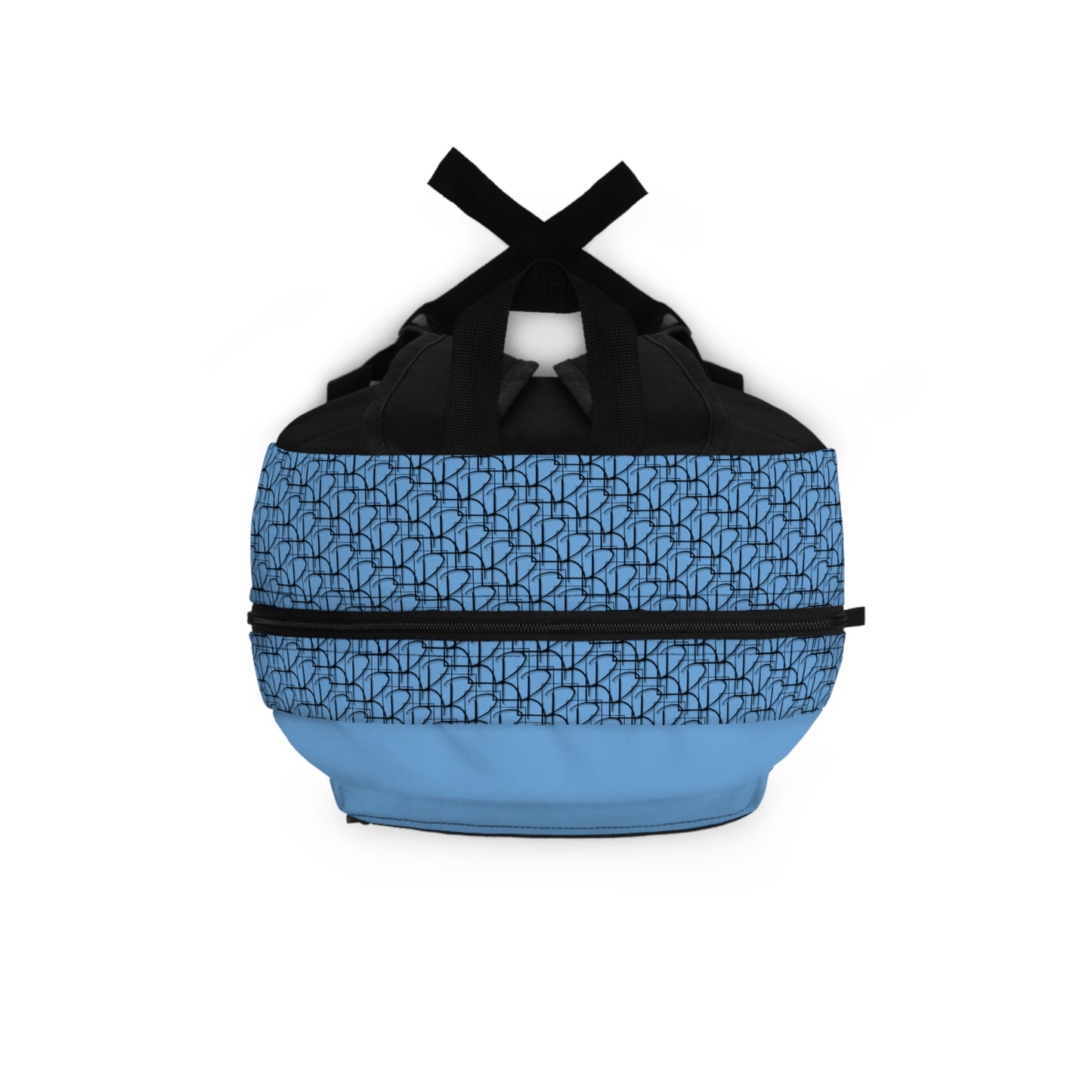 Light Blue Smile Stripped Backpack by Reppin Brand