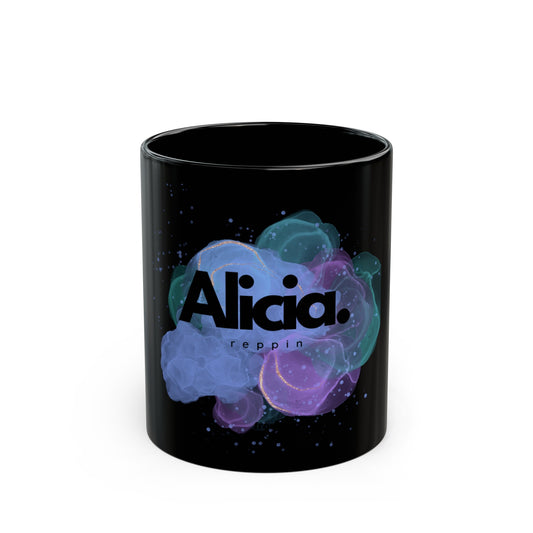 Purple Haze Black Mug by Reppin Brand