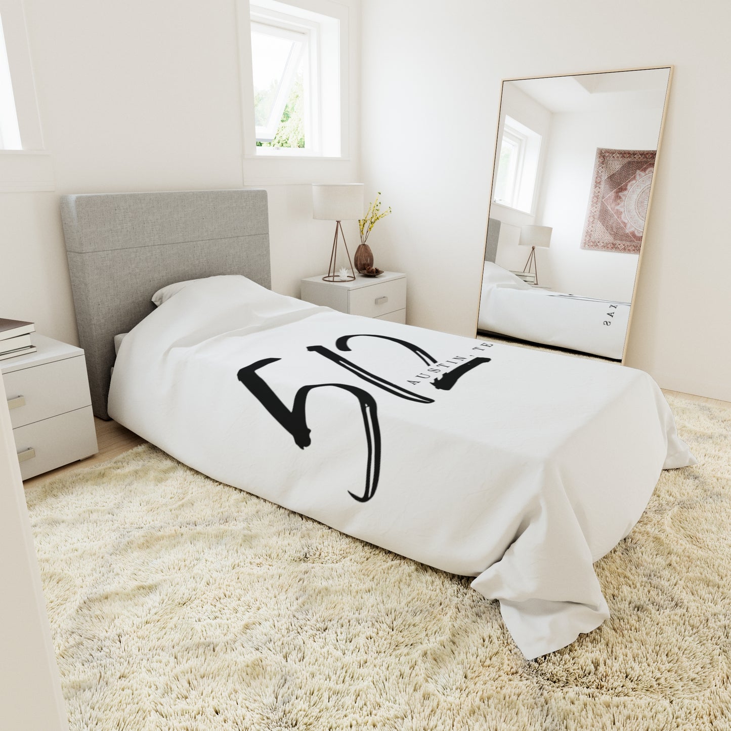 White Duvet Cover by Reppin Brand