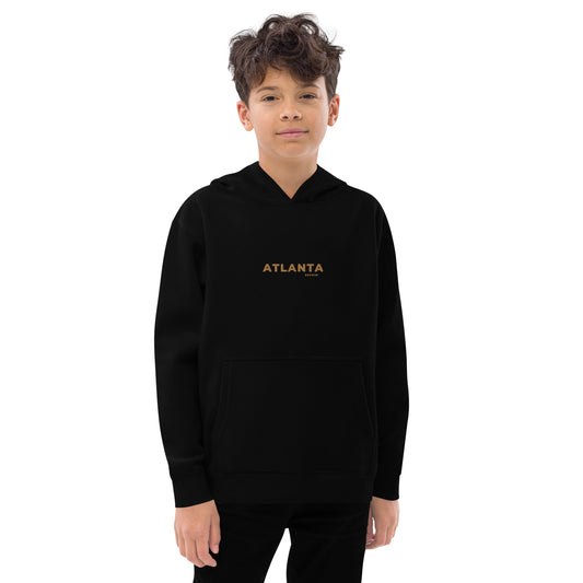 Kid's Back Embroidered Fleece Hoodie by Reppin Brand