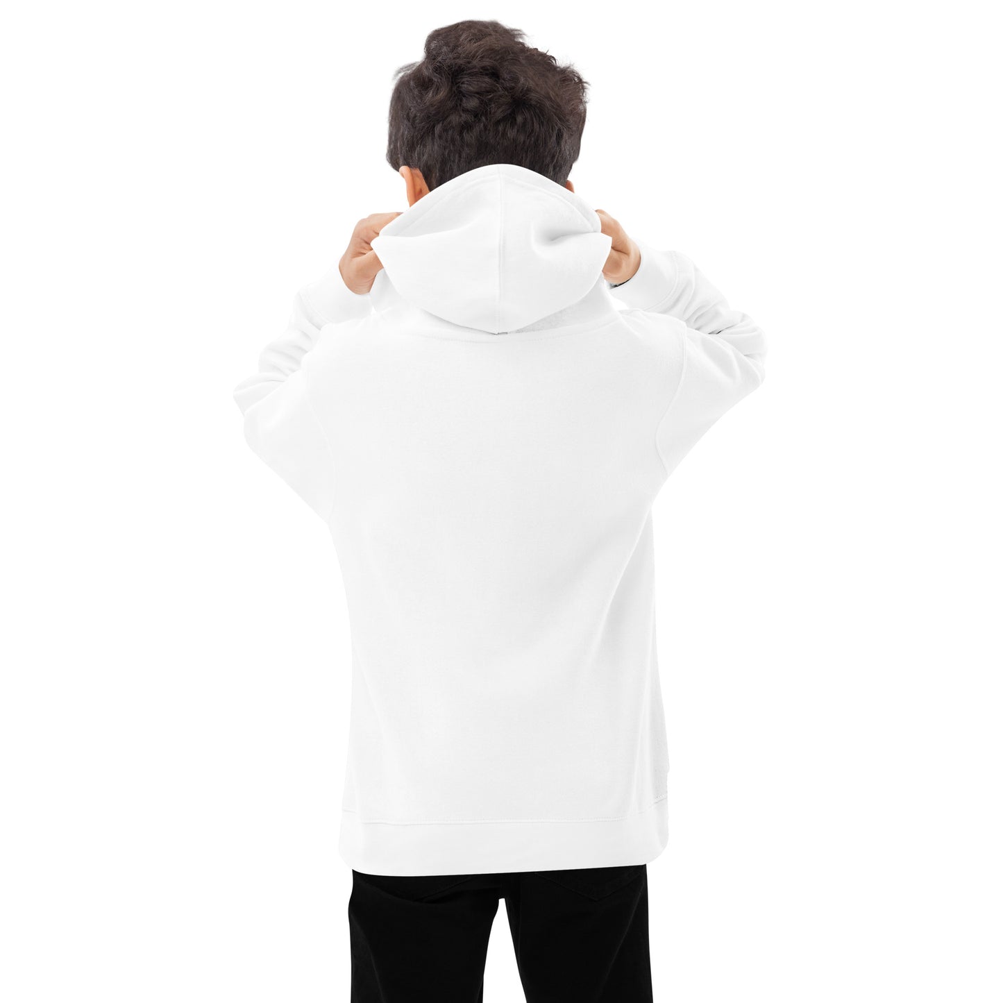 Kid's Back Embroidered Fleece Hoodie by Reppin Brand